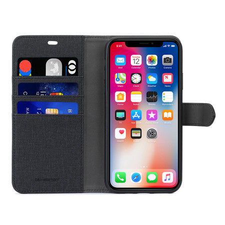 Blu Element 2 in 1 Folio iPhone 11/XR Black/Black