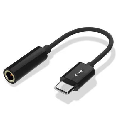 Blu Element USB-C to 3.5mm Headphone Jack Adapter Black