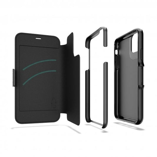 iPhone 11 Pro Max Gear4 D3O Black Oxford Eco Folio Case